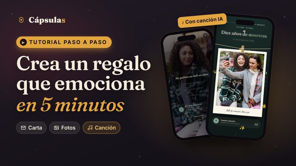 Tutorial en vídeo: crea un regalo que emociona en 5 minutos